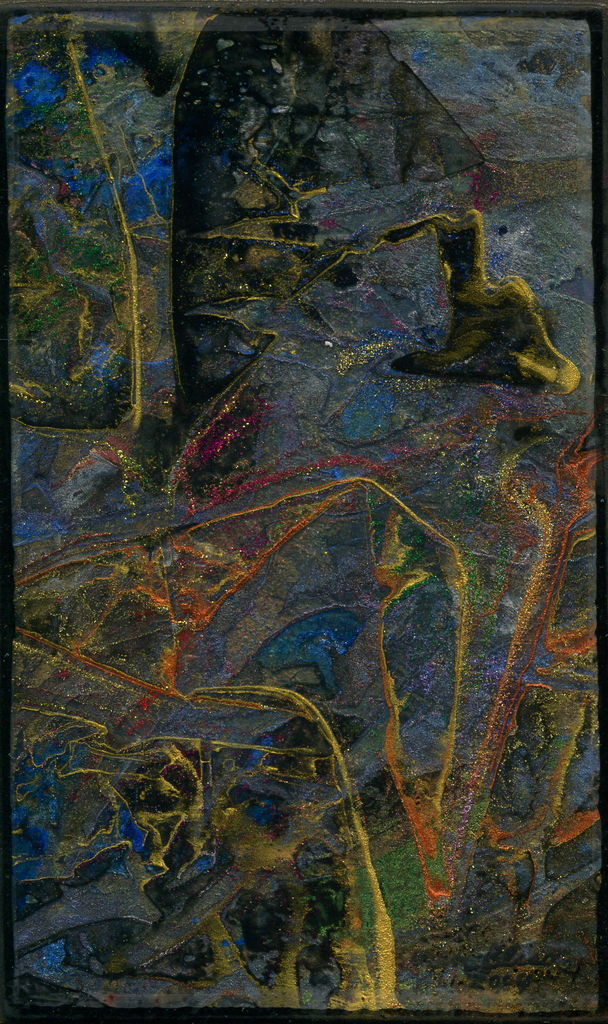 Acrylic and Lacquer on Wood 3in x 5in - 2004